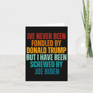 Been Fondled door Donald Trump is genaaid door Joe Kaart
