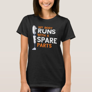 Been Geamputeerd Rolstoel Thema en Bioinc Been 6 T-shirt