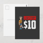 Been Leg Gebroken Bot Verhaal Hersteltijd Chirurgi Briefkaart (Voorkant / Achterkant)