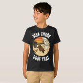 Been There Done That Drunk Racoon Funny Bathroom D T-shirt (Voorkant volledig)