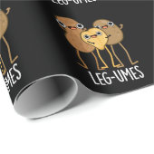 Been-umes Funny Legume Pun Dark BG Cadeaupapier (Rol Hoek)