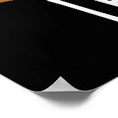 Been-umes Funny Legume Pun Dark BG Poster (Hoek)