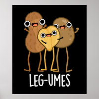 Been-umes Funny Legume Pun Dark BG