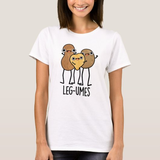 Been-umes Funny Legume Pun T-shirt (Voorkant)
