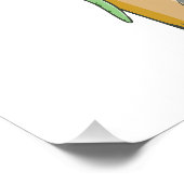 Been van de hagedis Macbeth heksen spreuk Perfect Poster (Hoek)