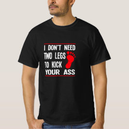 Beenbeen Amputee Shirt Funny Humor Ampututation Su