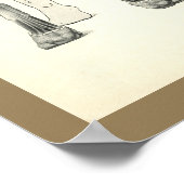 Beenbeen Skeletspier Anatomie Afdrukken Poster (Hoek)