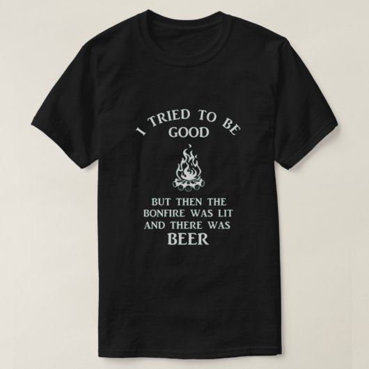 Beenbrand en bier t-shirt (Design voorkant)