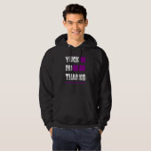 Beend Geen Bedankt Ace Symbool Aexual Pride Aesthe Hoodie (Voorkant volledig)