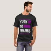 Beend Geen Bedankt Ace Symbool Aexual Pride Aesthe T-shirt (Voorkant volledig)