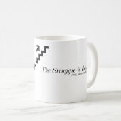 Beendag - De strijd is echt Koffiemok (Voorkant rechts)