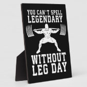 Beendag - Legendarisch - Squat - Gym Inspirerend Fotoplaat (Zijkant)