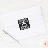 Beendag - Legendarisch - Squat - Gym Inspirerend Vierkante Sticker (Envelop)