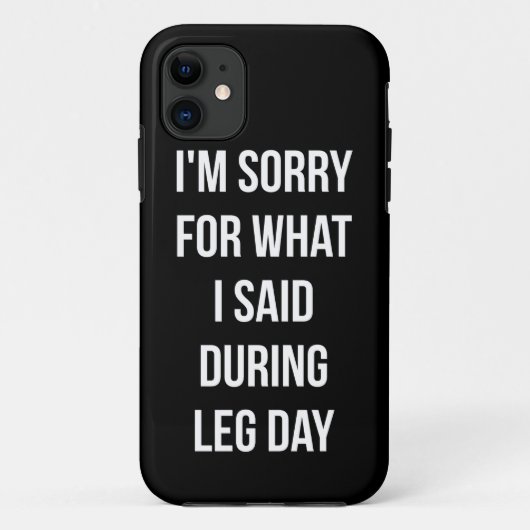 Beendag, sorry voor wat ik zei - grappige, nieuwe Case-Mate iPhone case (Achterkant)
