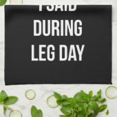 Beendag, sorry voor wat ik zei - grappige, nieuwe  theedoek (Gevouwen)