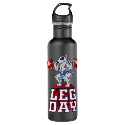 Beendagstier doodsangst Gewichtsplein Gym 351 Waterfles (Voorkant)