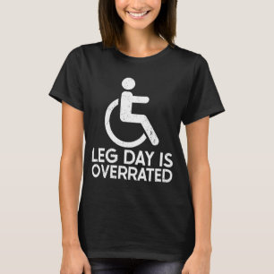 Beendedag is te hoog voor rolstoelgehandicapte bee t-shirt