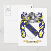 Beendeklaag van wapens (gezinscrest) briefkaart (Voorkant / Achterkant)