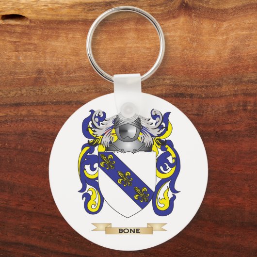 Beendeklaag van wapens (gezinscrest) sleutelhanger (Voorkant)