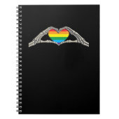 Beenderen handen hart actief notitieboek (Voorkant)