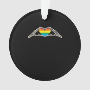 Beenderen handen hart actief ornament