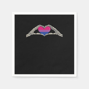 Beenderen Handen Hart Biseksuele Gothic Servet