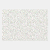 Beendkoeken, confetti patroonpapier inpakpapier vel (Voorkant)