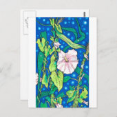 Beendweed Reed Summer Wildflower Painting Briefkaart (Voorkant / Achterkant)