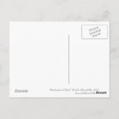 Beendweed Reed Summer Wildflower Painting Briefkaart (Achterkant)