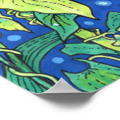 Beendweed Reed Summer Wildflower Painting Poster (Hoek)