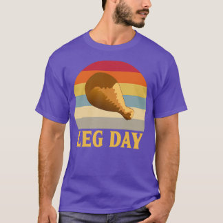Beenendag Funny Turkey Leg Drumstick gym workout T-shirt