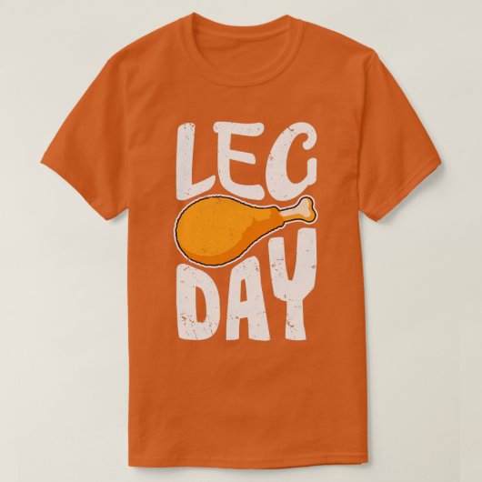 Beenendag Funny Turkey Leg Drumstick gym workout T-shirt (Design voorkant)