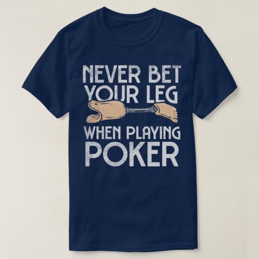 Beengeamputeerde grappen t-shirt (Design voorkant)