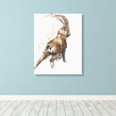 Beenkrek Canvas Afdruk (Insitu (Houten vloer))