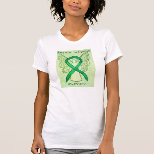 Beenmerg Donatie Groene Bewustmaking Shirt (Voorkant)