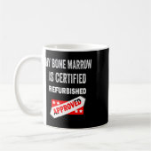 Beenmerg is gecertificeerd voor refurbished leukem koffiemok (Links)