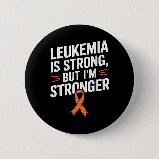 Beenmerg Oranje Lint Acute Myeloïde Leukemie A Ronde Button 5,7 Cm (Voorkant)