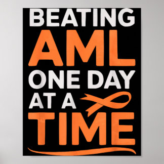 Beenmerg oranje lint acute myeloïde leukemie poster