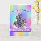 Beenmerg Transplant Kaart met succes (Gele Bloem)