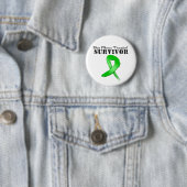 Beenmerg Transplant Survivor Ribbon Ronde Button 5,7 Cm (In situ)