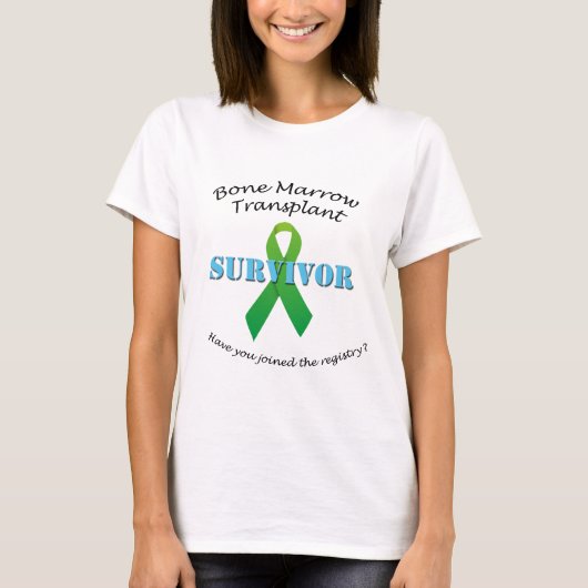Beenmerg Transplant Survivor T-shirt (Voorkant)