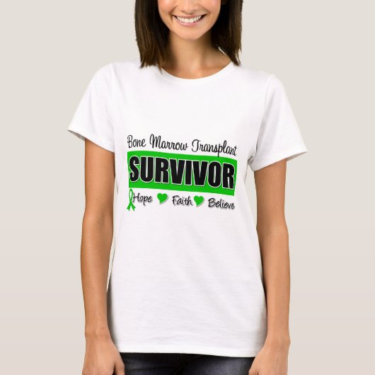 Beenmerg Transplant Survivor T-shirt (Voorkant)