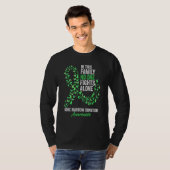 Beenmergdonatie Bewustmafbeelding Maand Butterfly T-shirt (Voorkant volledig)