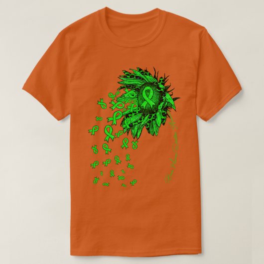 Beenmergdonatie Bewustzijn Zonnebloemlint FL T-shirt (Design voorkant)