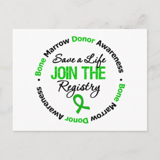Beenmergdonor - Red een leven Briefkaart