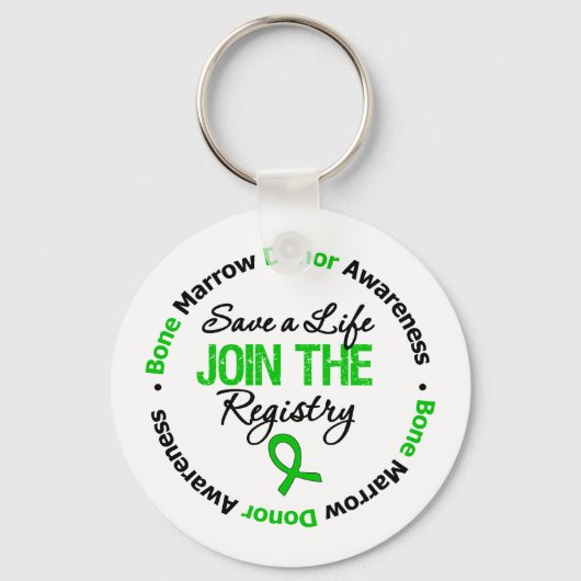 Beenmergdonor - Red een leven Sleutelhanger (Voorkant)