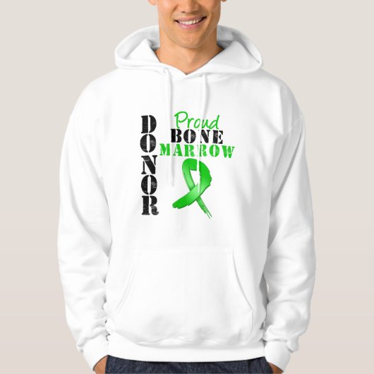 Beenmergdonor voor rode beenmerg hoodie (Voorkant)
