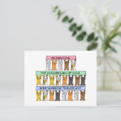 Beenmergtransplantaat Jubileum Briefkaart (Staand voorkant)