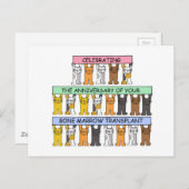 Beenmergtransplantaat Jubileum Briefkaart (Voorkant / Achterkant)