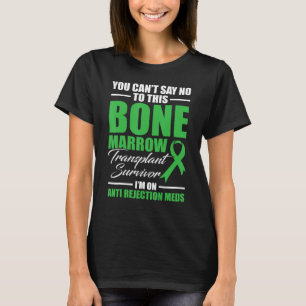 Beenmergtransplantaat overlevende beenmergdonor t-shirt